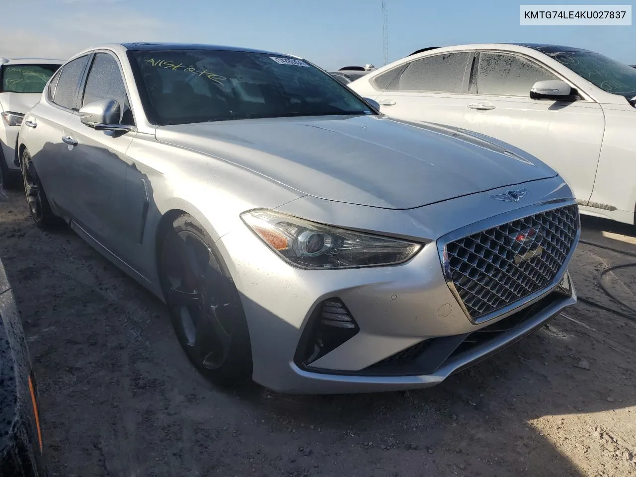 2019 Genesis G70 Elite VIN: KMTG74LE4KU027837 Lot: 74295354