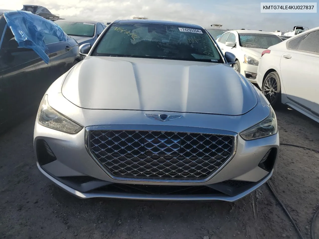 2019 Genesis G70 Elite VIN: KMTG74LE4KU027837 Lot: 74295354