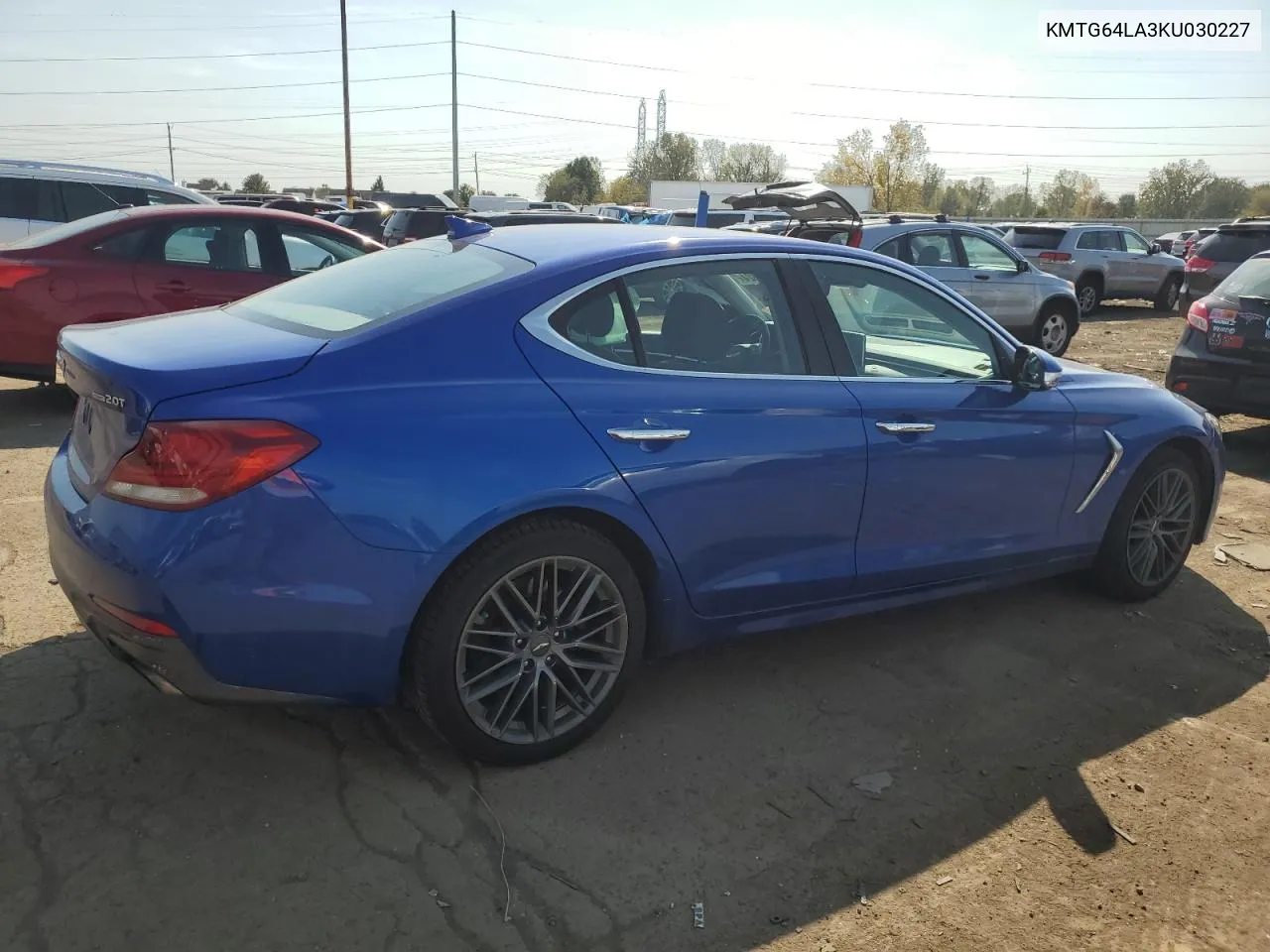 2019 Genesis G70 Advanced VIN: KMTG64LA3KU030227 Lot: 75697324