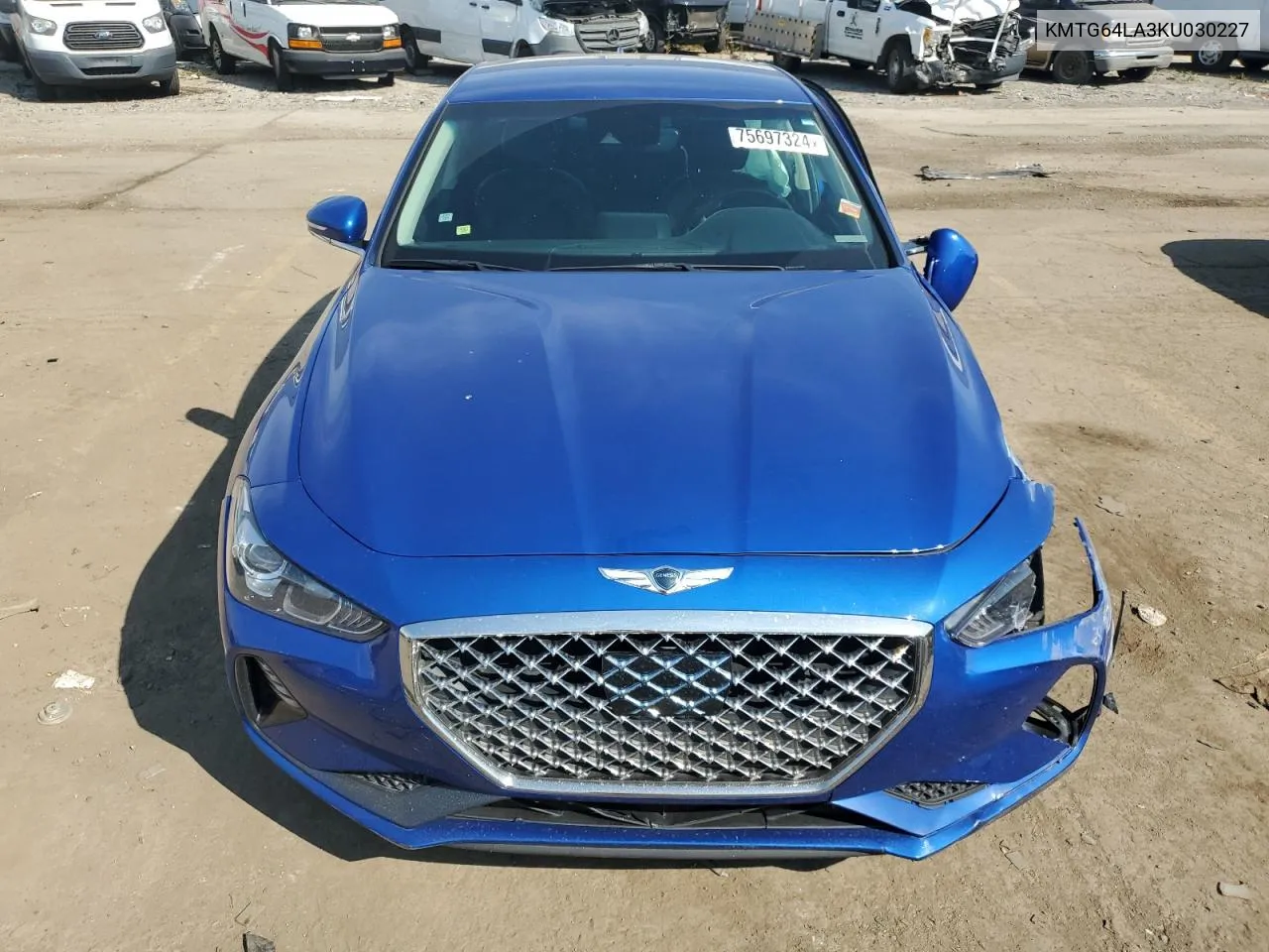 2019 Genesis G70 Advanced VIN: KMTG64LA3KU030227 Lot: 75697324