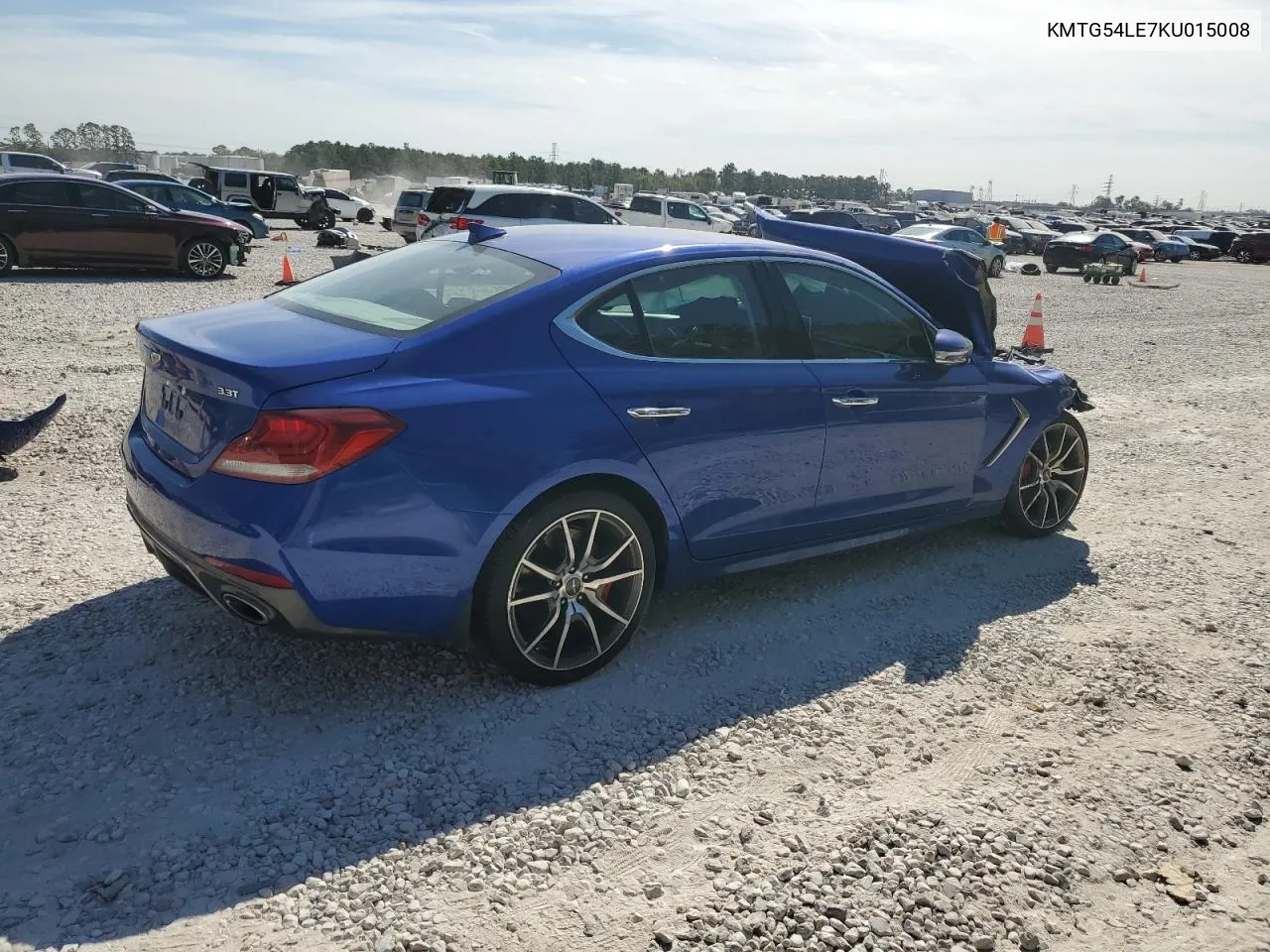 2019 Genesis G70 Advanced VIN: KMTG54LE7KU015008 Lot: 76293874