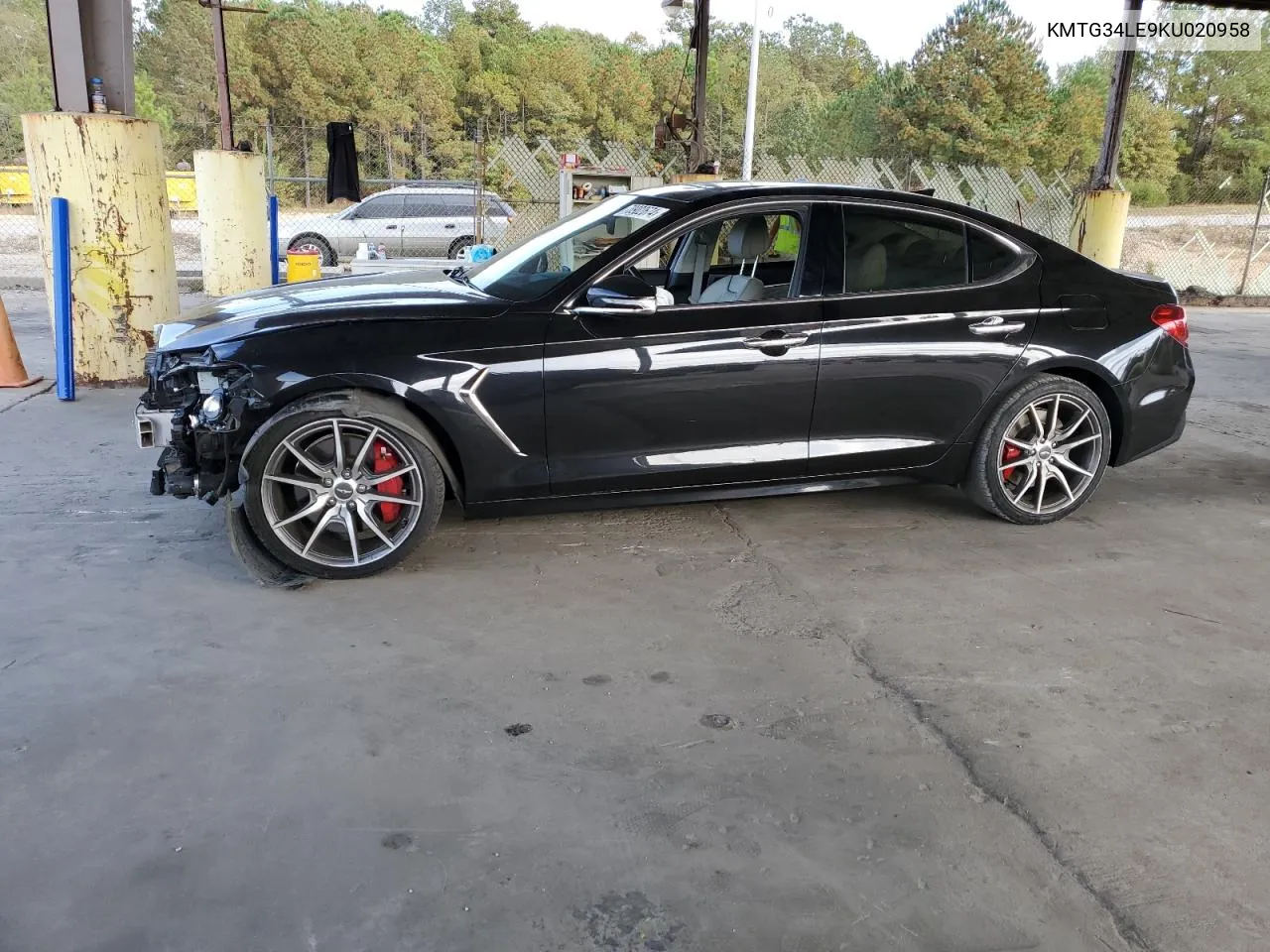 2019 Genesis G70 Prestige VIN: KMTG34LE9KU020958 Lot: 78902674