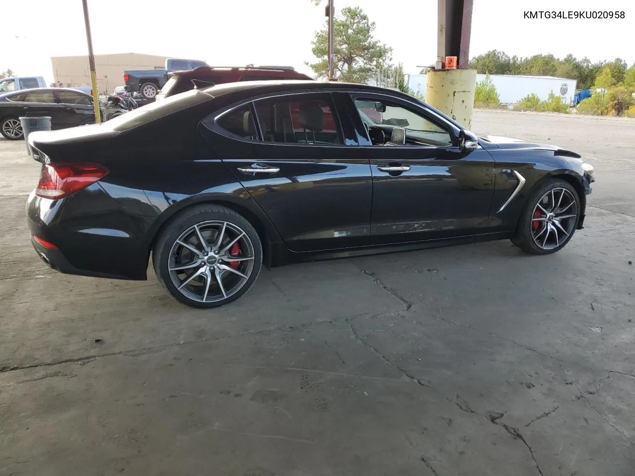 2019 Genesis G70 Prestige VIN: KMTG34LE9KU020958 Lot: 78902674