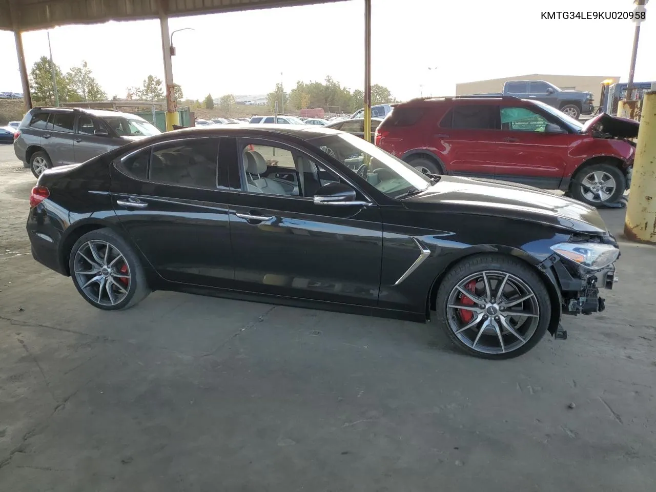 2019 Genesis G70 Prestige VIN: KMTG34LE9KU020958 Lot: 78902674