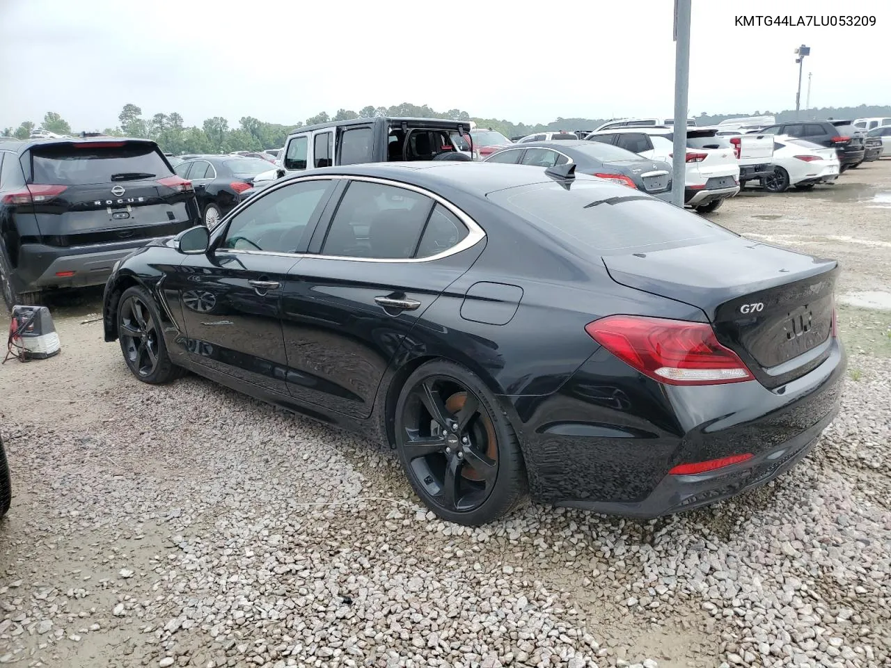 2020 Genesis G70 Prestige VIN: KMTG44LA7LU053209 Lot: 53784414