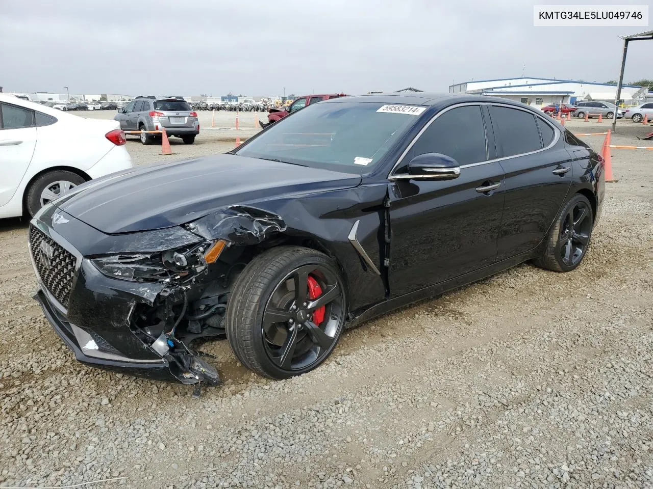 2020 Genesis G70 Prestige VIN: KMTG34LE5LU049746 Lot: 59583214