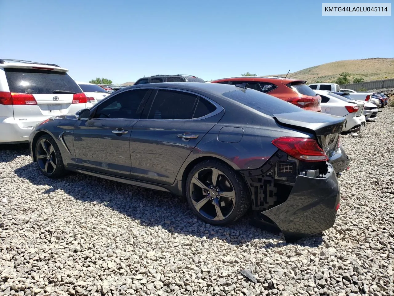 2020 Genesis G70 Prestige VIN: KMTG44LA0LU045114 Lot: 60971804