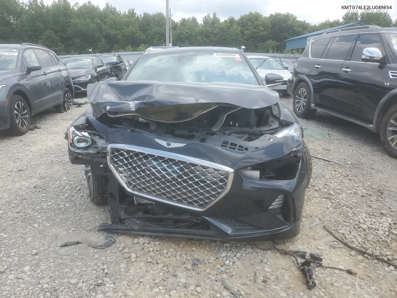 2020 Genesis G70 Elite VIN: KMTG74LE2LU049854 Lot: 63488694