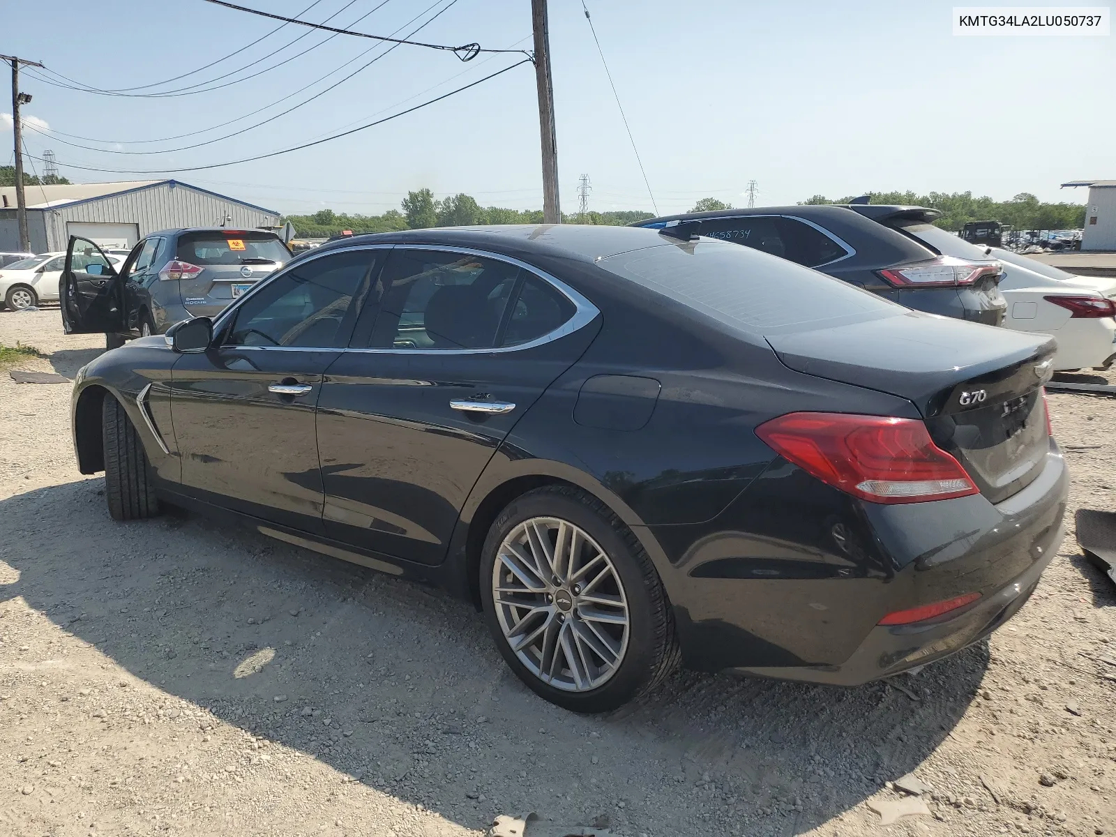 2020 Genesis G70 Elite VIN: KMTG34LA2LU050737 Lot: 63830774