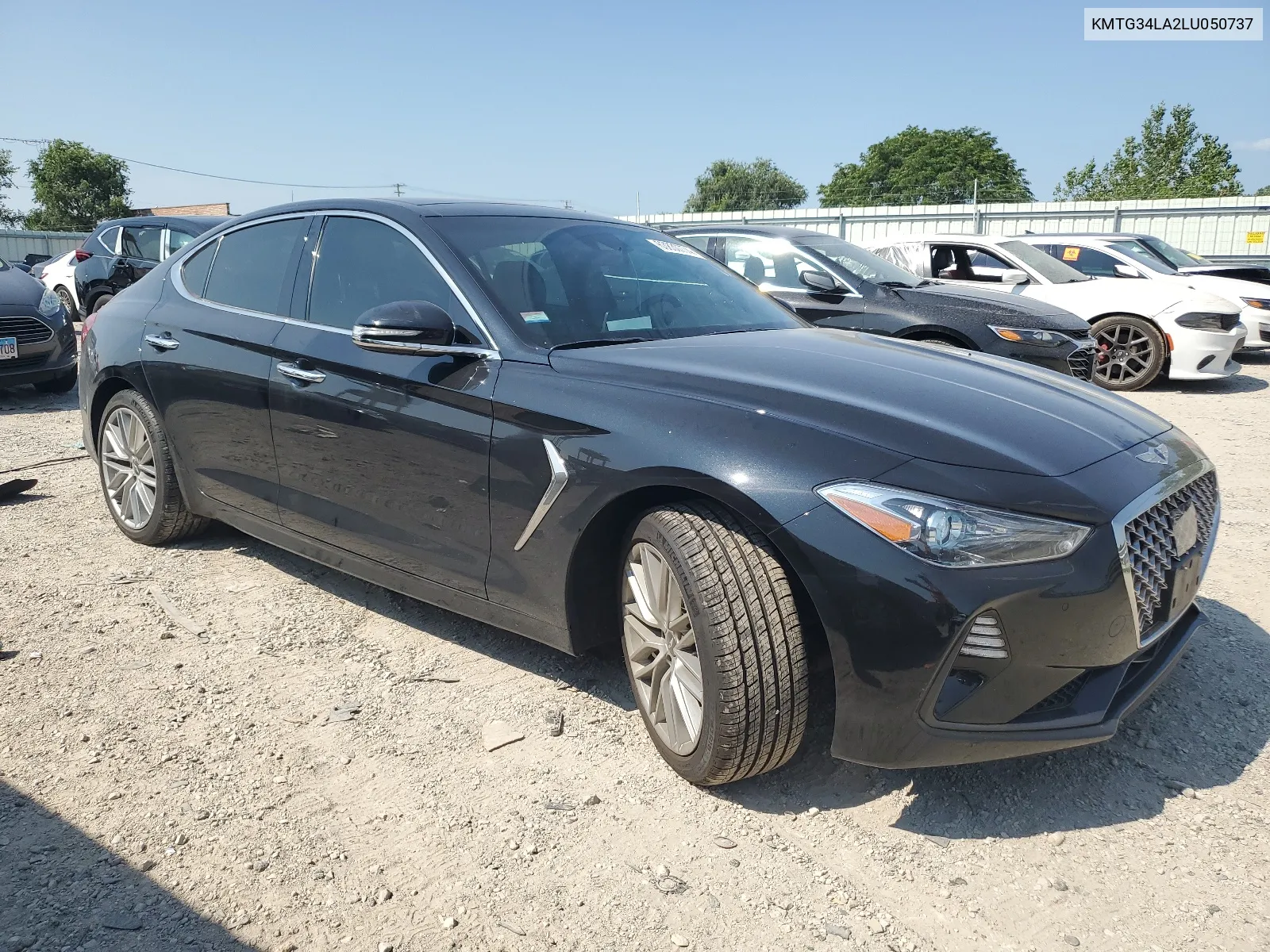 KMTG34LA2LU050737 2020 Genesis G70 Elite