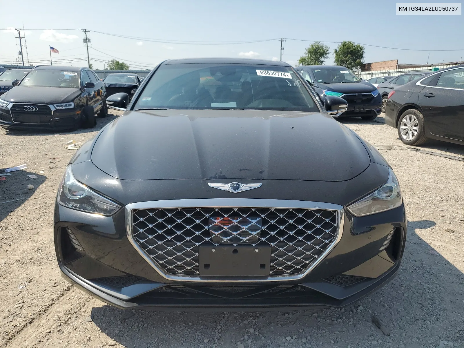 KMTG34LA2LU050737 2020 Genesis G70 Elite