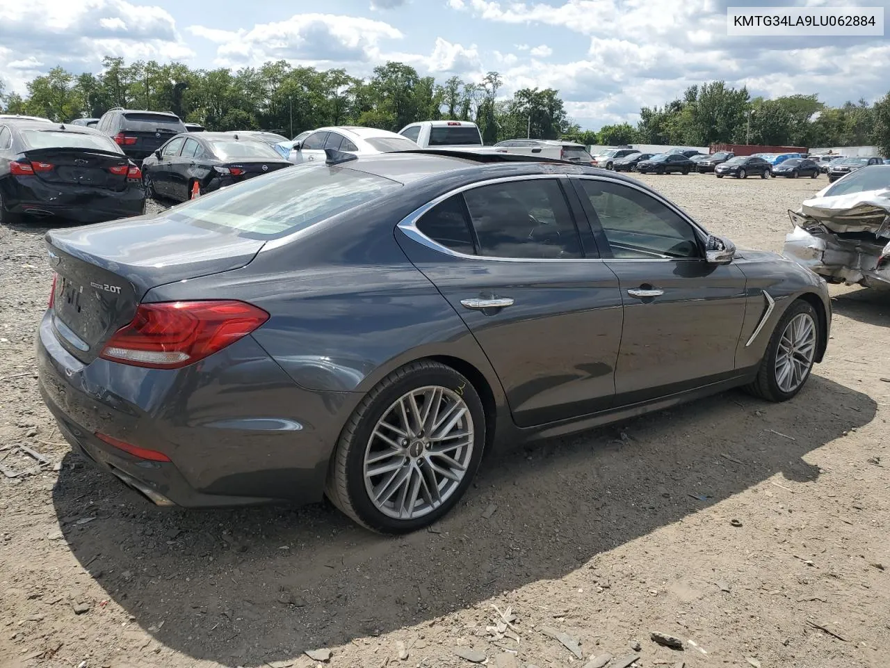 2020 Genesis G70 Elite VIN: KMTG34LA9LU062884 Lot: 68301304