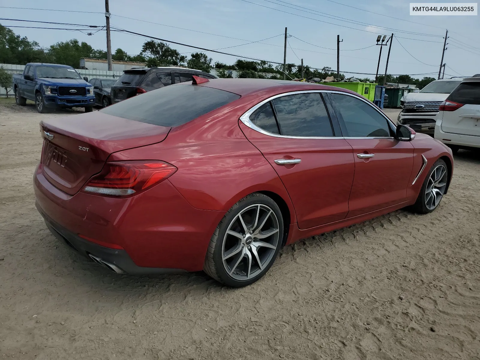 2020 Genesis G70 Prestige VIN: KMTG44LA9LU063255 Lot: 68521544