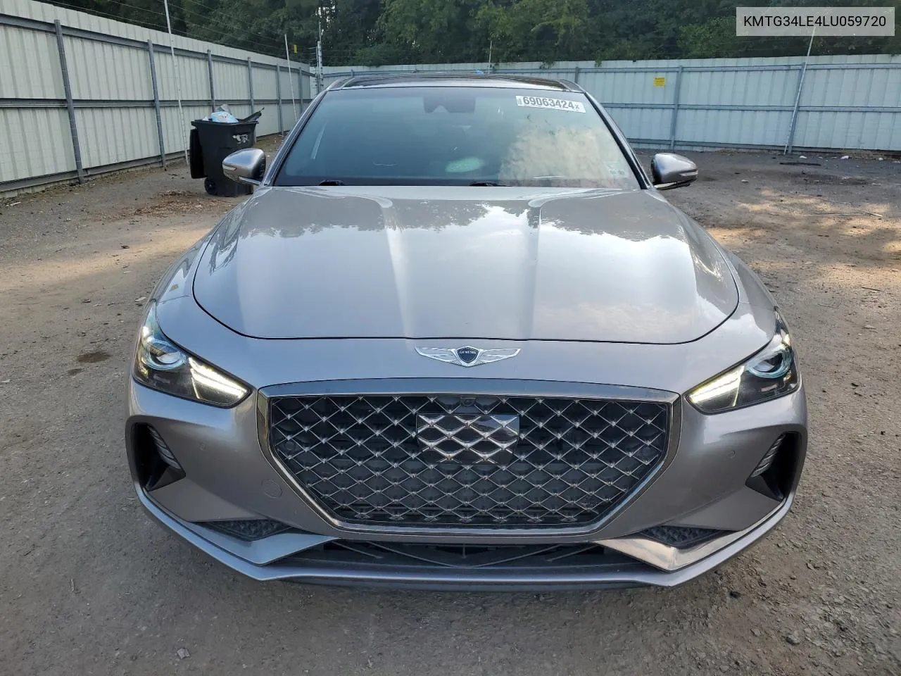 2020 Genesis G70 Prestige VIN: KMTG34LE4LU059720 Lot: 69063424