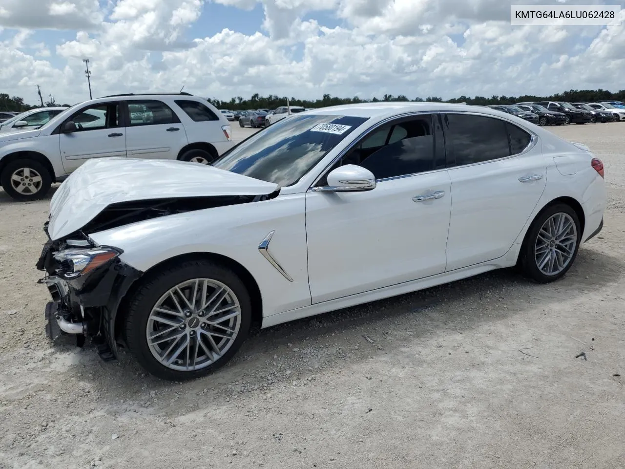 2020 Genesis G70 VIN: KMTG64LA6LU062428 Lot: 70580194