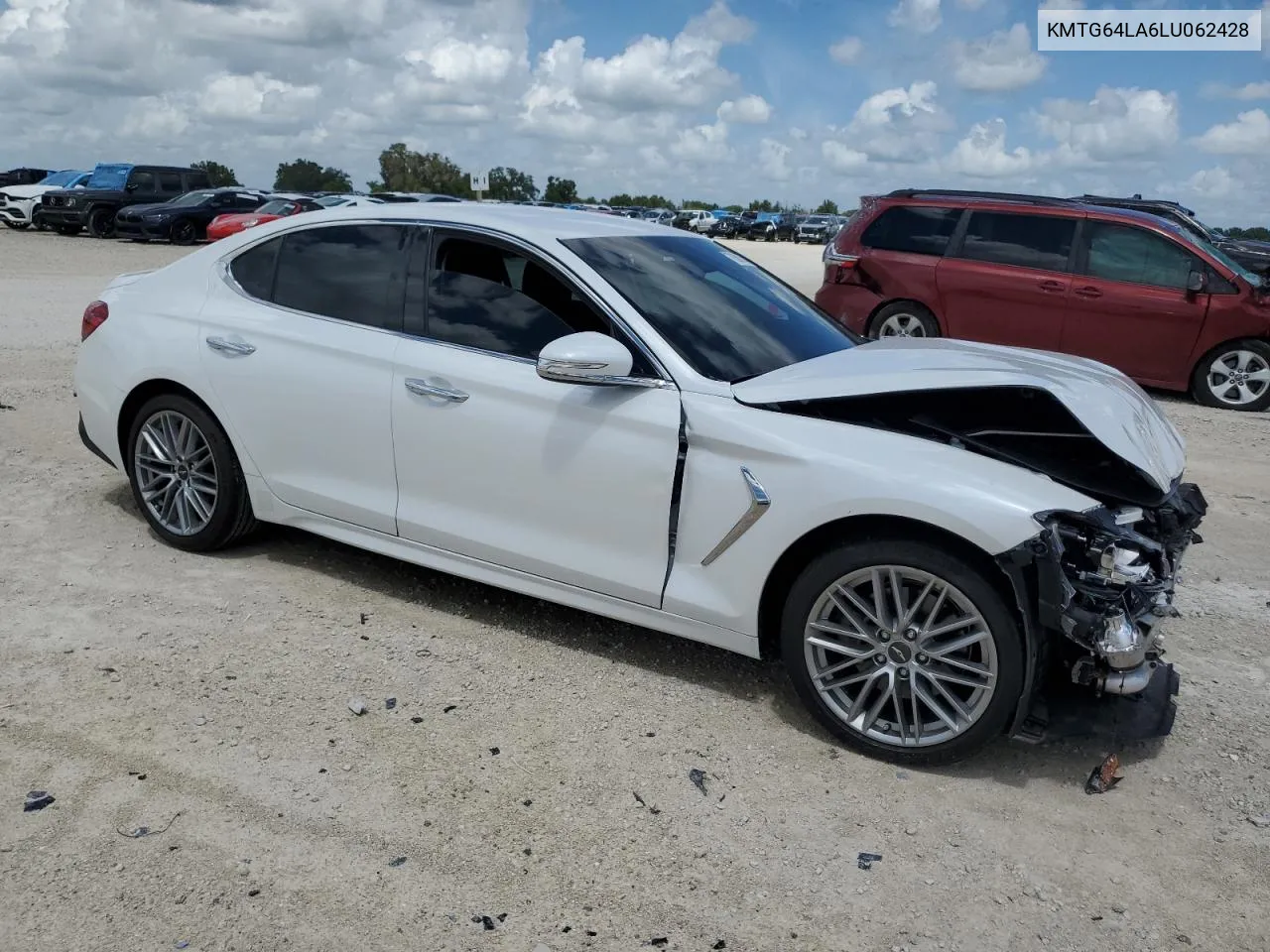 2020 Genesis G70 VIN: KMTG64LA6LU062428 Lot: 70580194