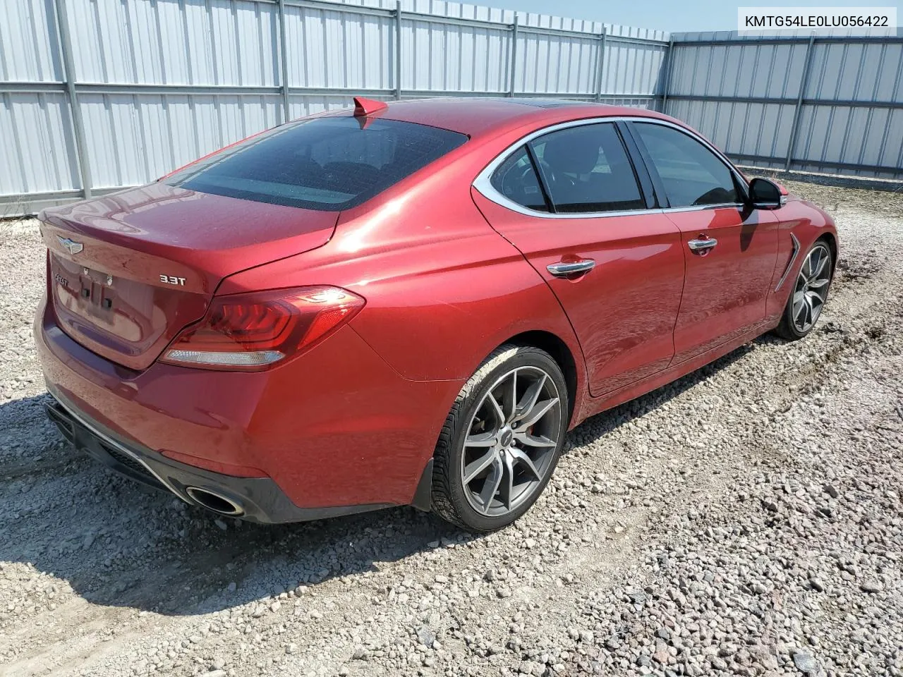 2020 Genesis G70 VIN: KMTG54LE0LU056422 Lot: 71549144