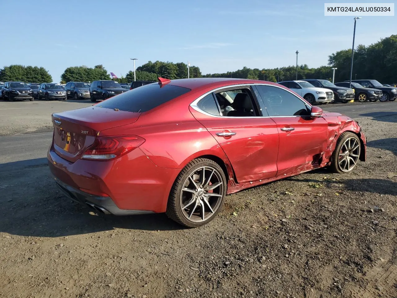 2020 Genesis G70 Sport VIN: KMTG24LA9LU050334 Lot: 71857844