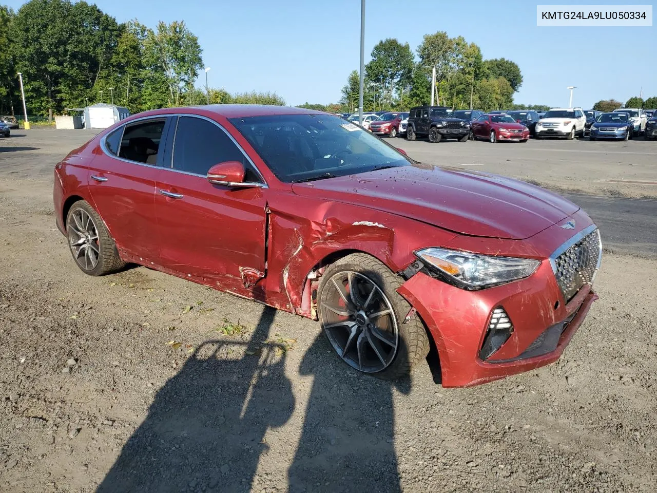 2020 Genesis G70 Sport VIN: KMTG24LA9LU050334 Lot: 71857844