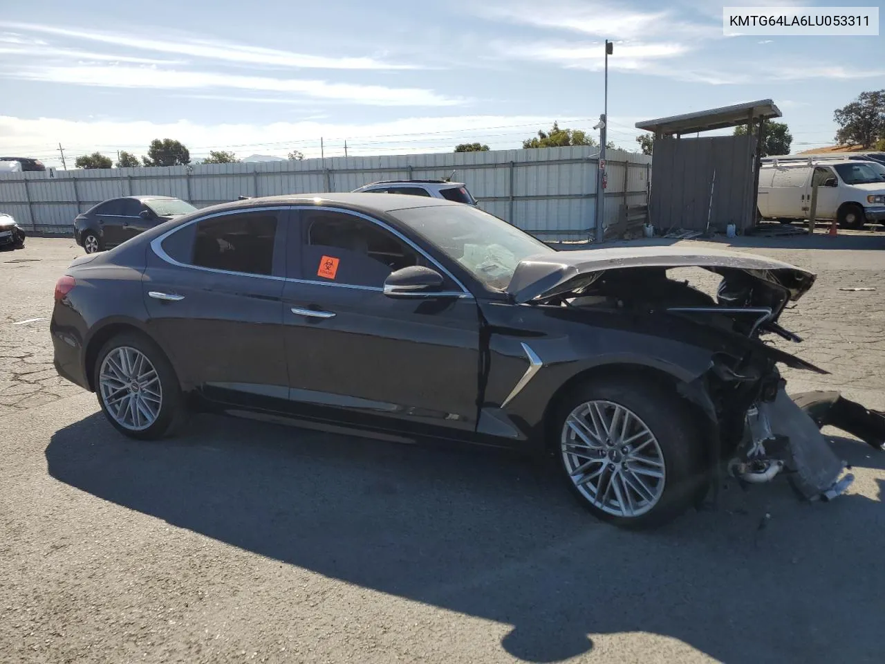 2020 Genesis G70 VIN: KMTG64LA6LU053311 Lot: 71866084