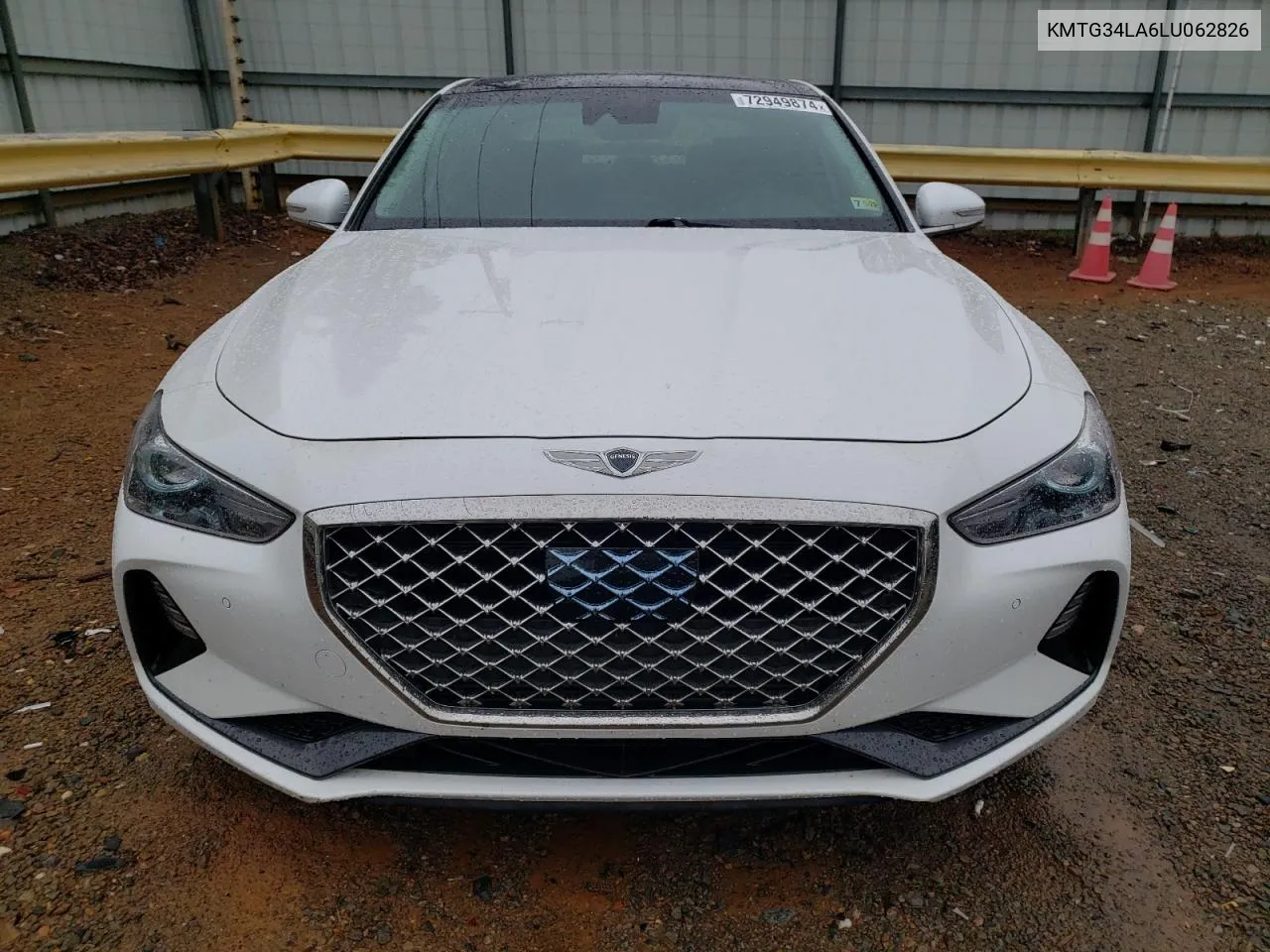 2020 Genesis G70 Elite VIN: KMTG34LA6LU062826 Lot: 72949874