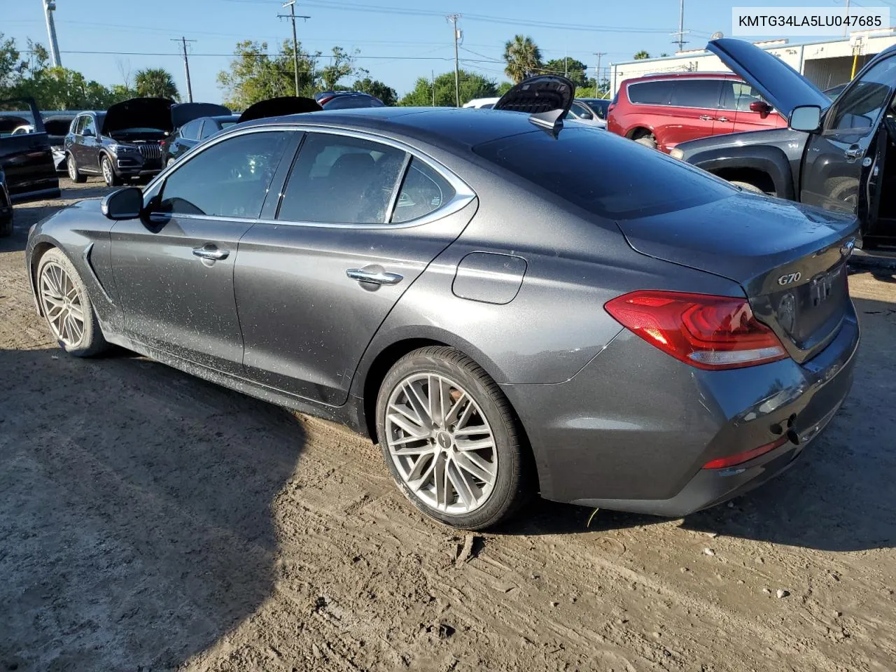 2020 Genesis G70 Elite VIN: KMTG34LA5LU047685 Lot: 73717104