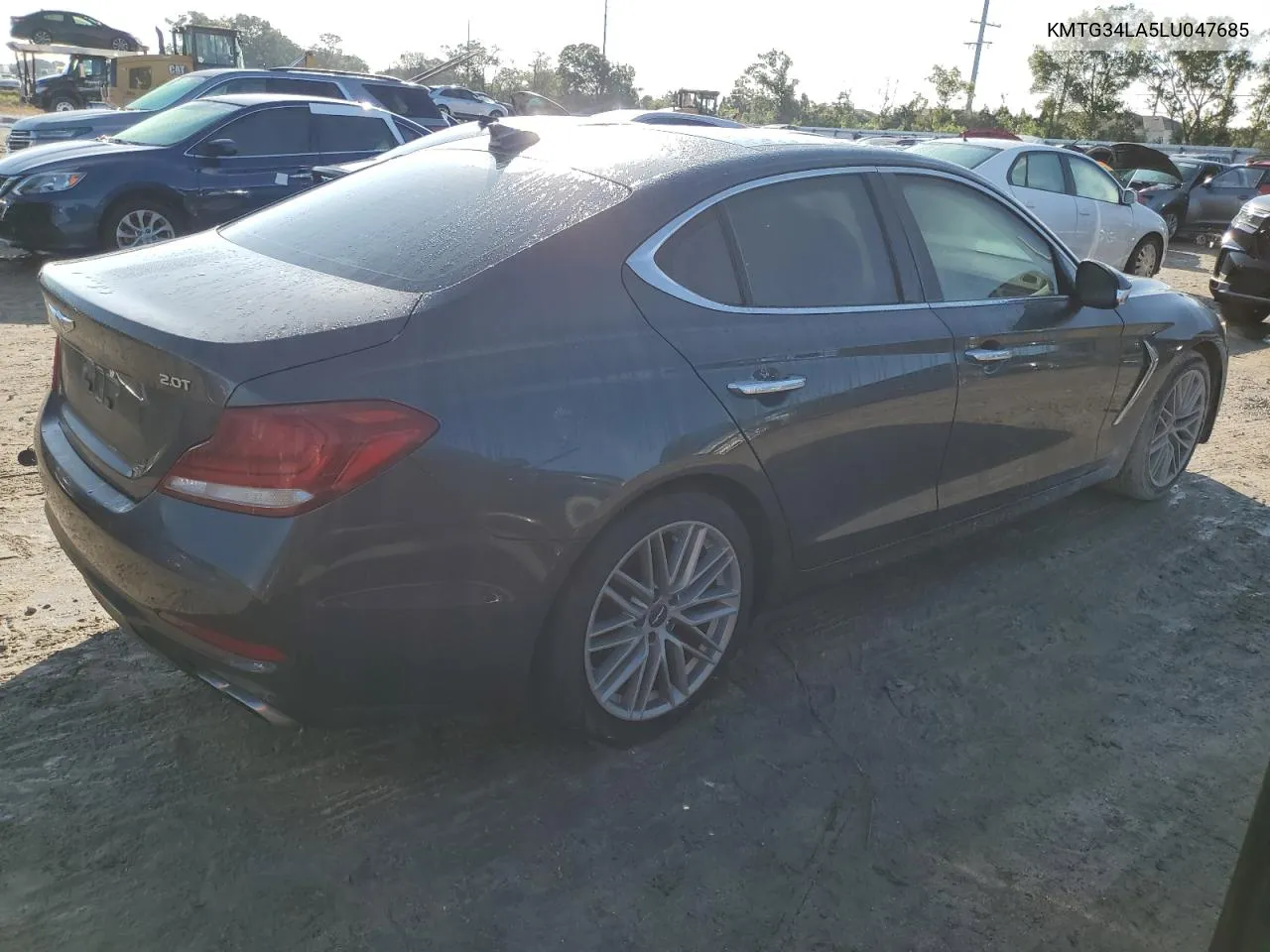 2020 Genesis G70 Elite VIN: KMTG34LA5LU047685 Lot: 73717104