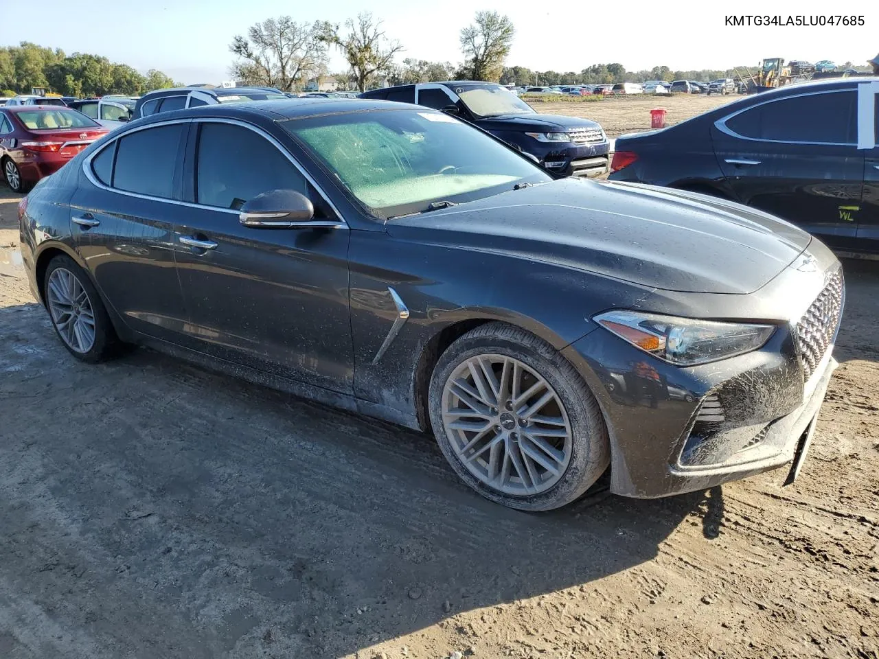 2020 Genesis G70 Elite VIN: KMTG34LA5LU047685 Lot: 73717104