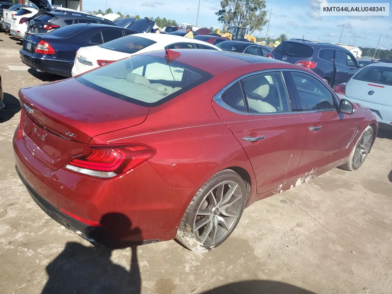 2020 Genesis G70 Prestige VIN: KMTG44LA4LU048341 Lot: 74528584