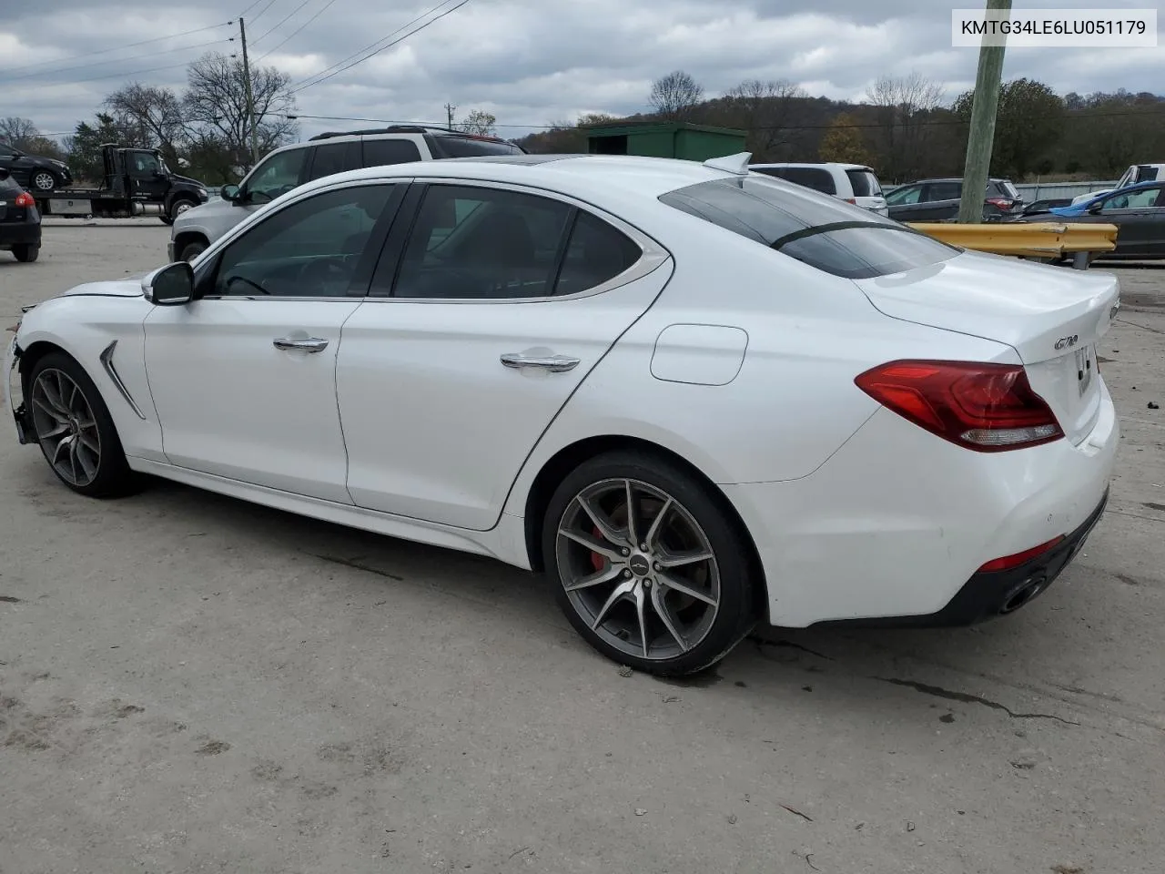 2020 Genesis G70 Prestige VIN: KMTG34LE6LU051179 Lot: 81561634