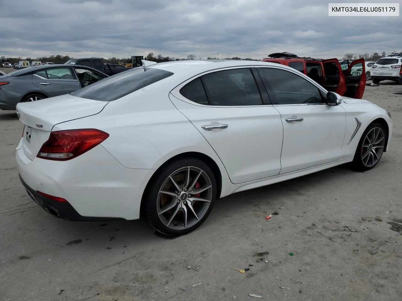 2020 Genesis G70 Prestige VIN: KMTG34LE6LU051179 Lot: 81561634