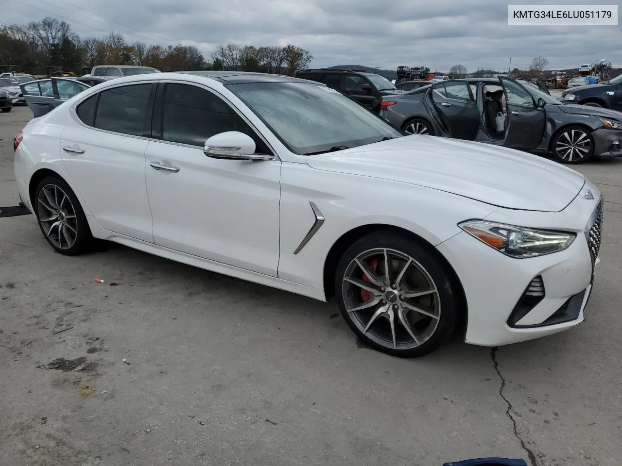 2020 Genesis G70 Prestige VIN: KMTG34LE6LU051179 Lot: 81561634