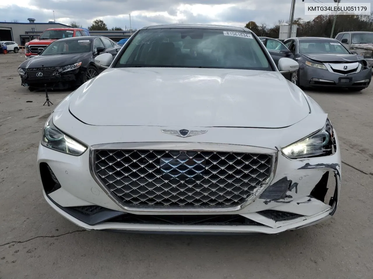 2020 Genesis G70 Prestige VIN: KMTG34LE6LU051179 Lot: 81561634