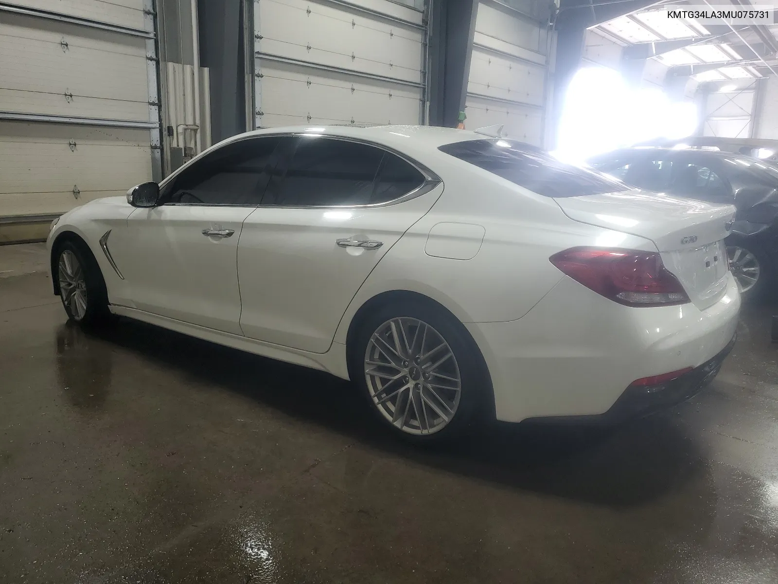 2021 Genesis G70 Elite VIN: KMTG34LA3MU075731 Lot: 67071604