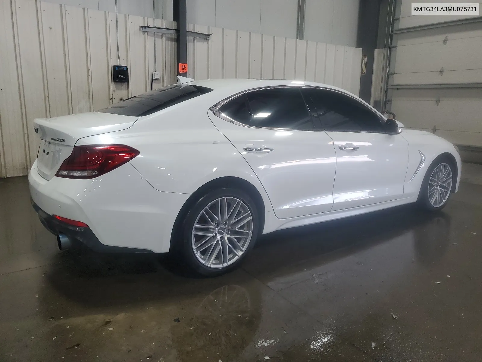 2021 Genesis G70 Elite VIN: KMTG34LA3MU075731 Lot: 67071604