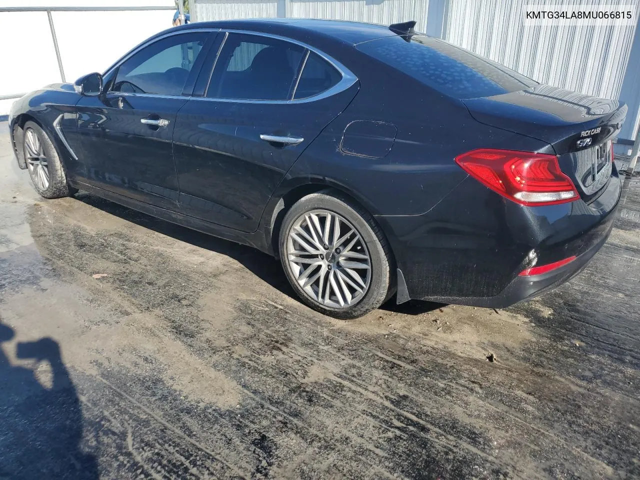 2021 Genesis G70 Elite VIN: KMTG34LA8MU066815 Lot: 71603554