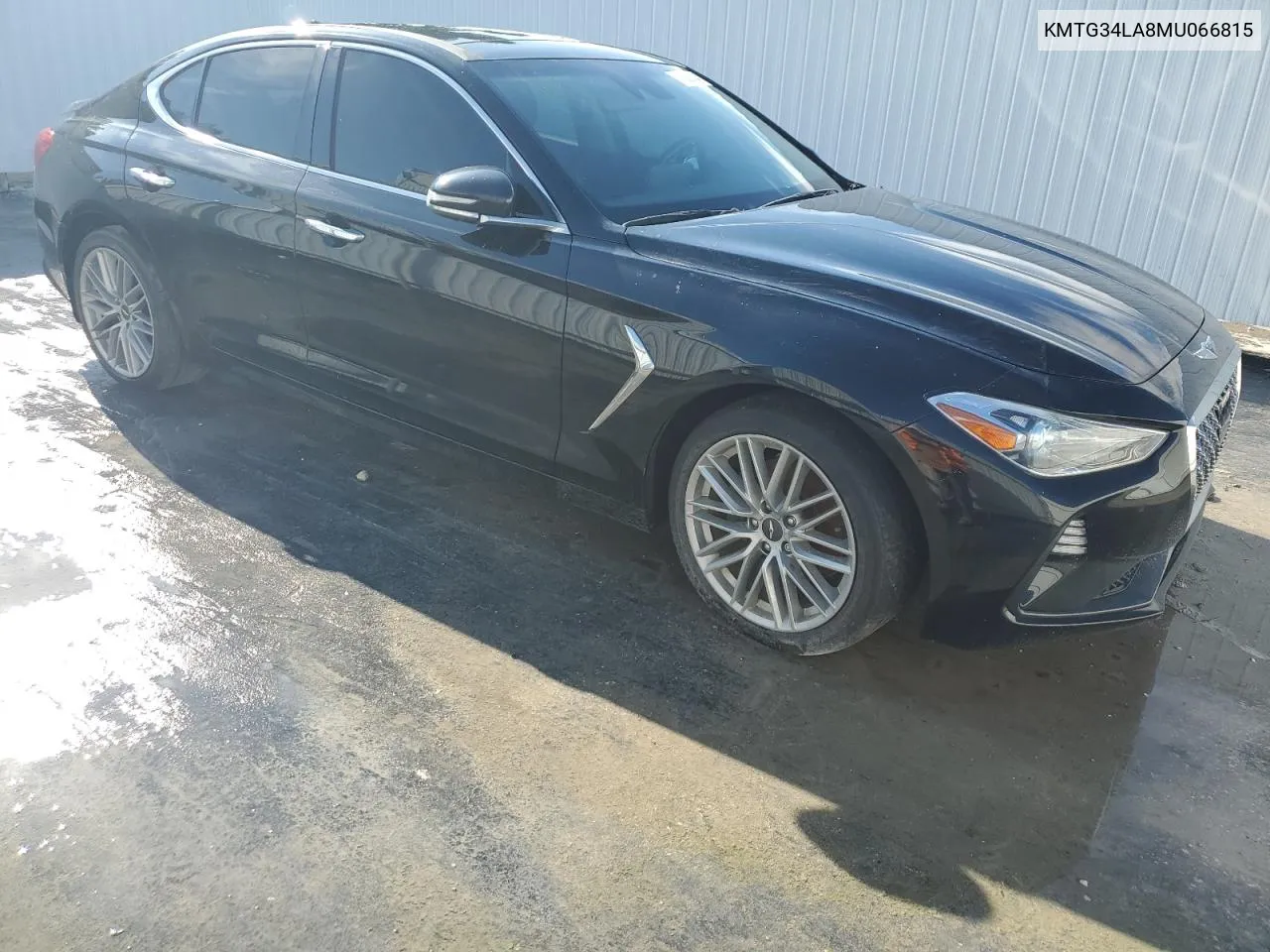 2021 Genesis G70 Elite VIN: KMTG34LA8MU066815 Lot: 71603554