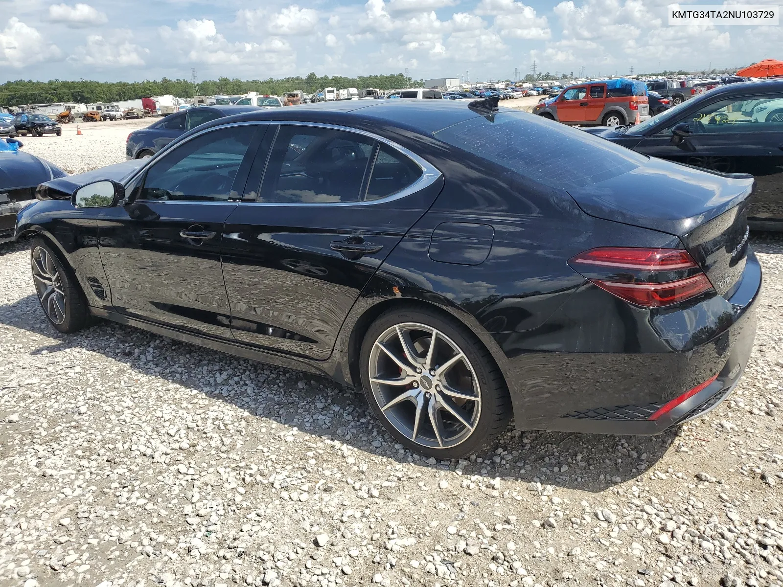 KMTG34TA2NU103729 2022 Genesis G70 Base