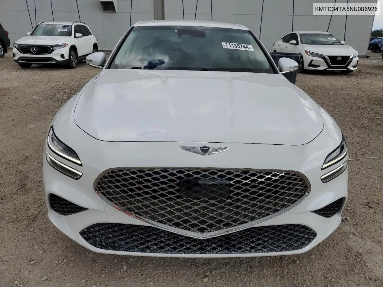 2022 Genesis G70 Base VIN: KMTG34TA5NU086926 Lot: 74188744