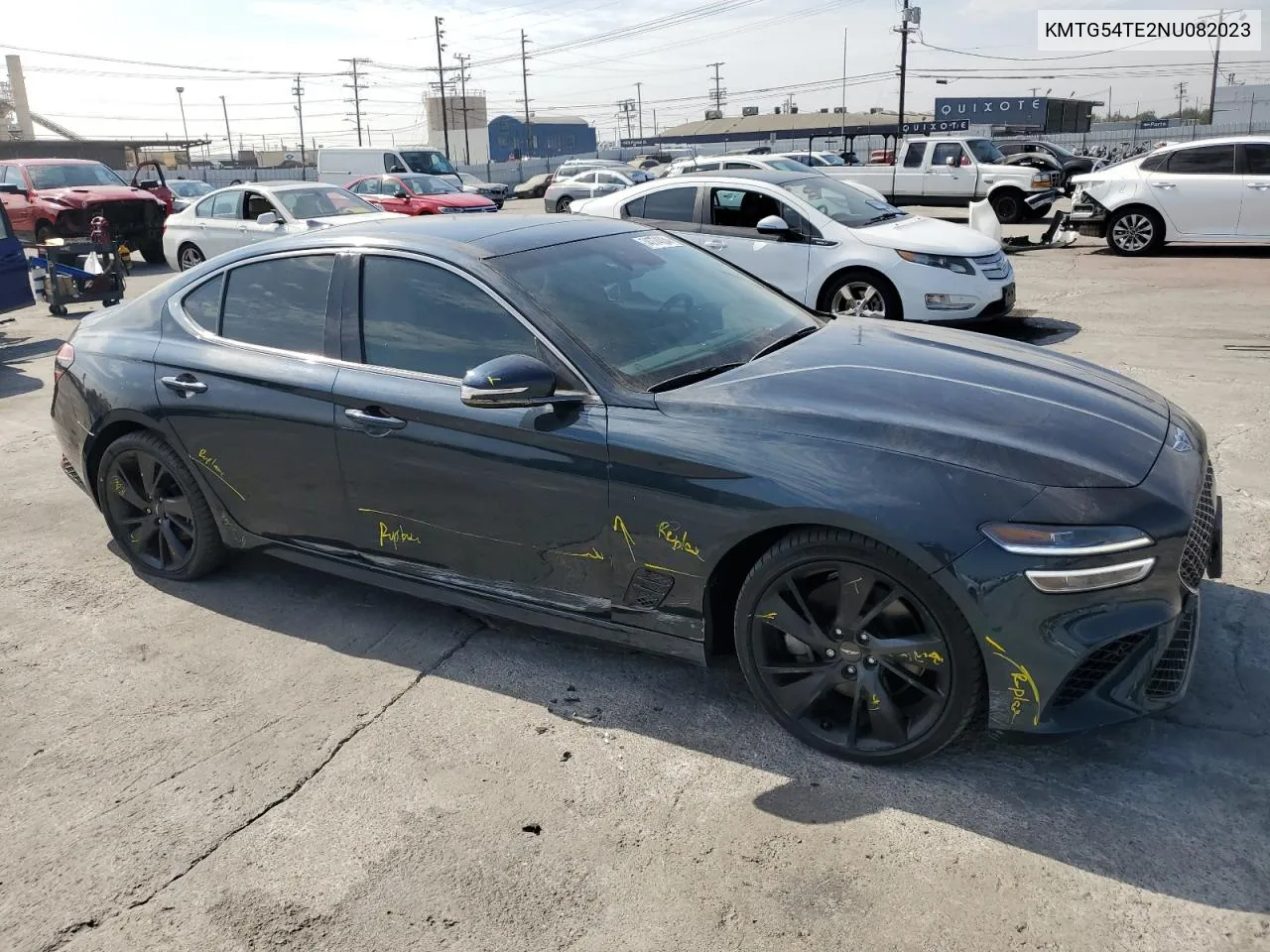 2022 Genesis G70 Base VIN: KMTG54TE2NU082023 Lot: 74774034