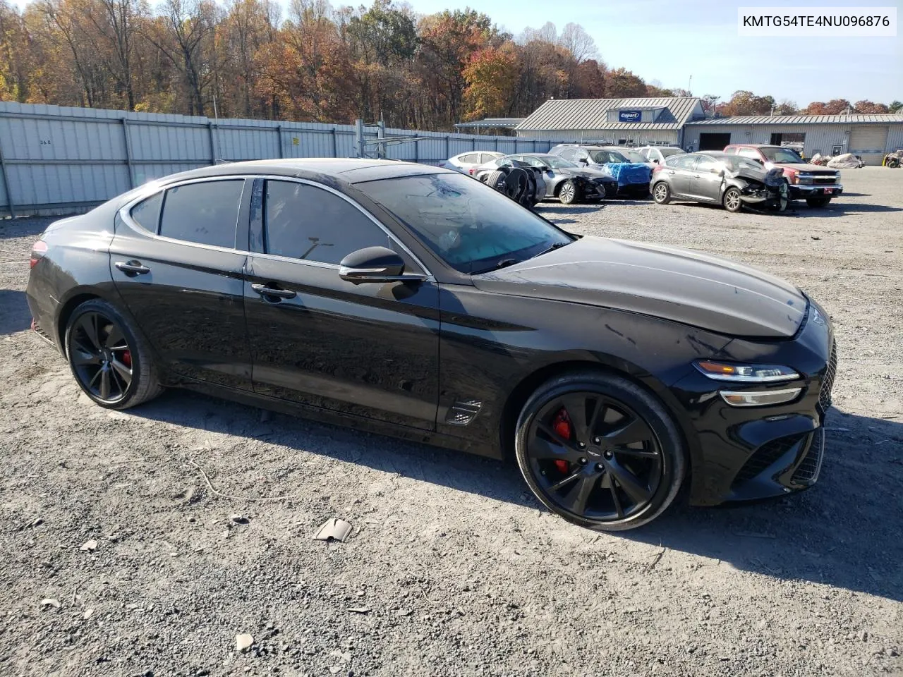 2022 Genesis G70 Base VIN: KMTG54TE4NU096876 Lot: 78324464