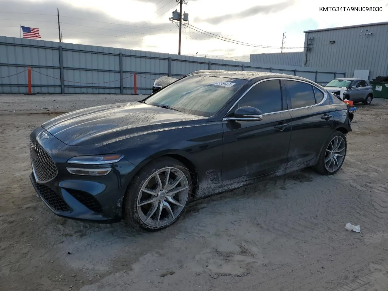 2022 Genesis G70 Base VIN: KMTG34TA9NU098030 Lot: 80685444