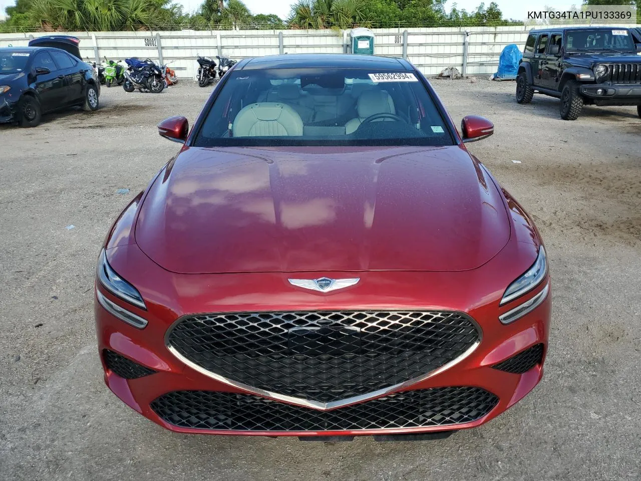 2023 Genesis G70 Base VIN: KMTG34TA1PU133369 Lot: 59562994