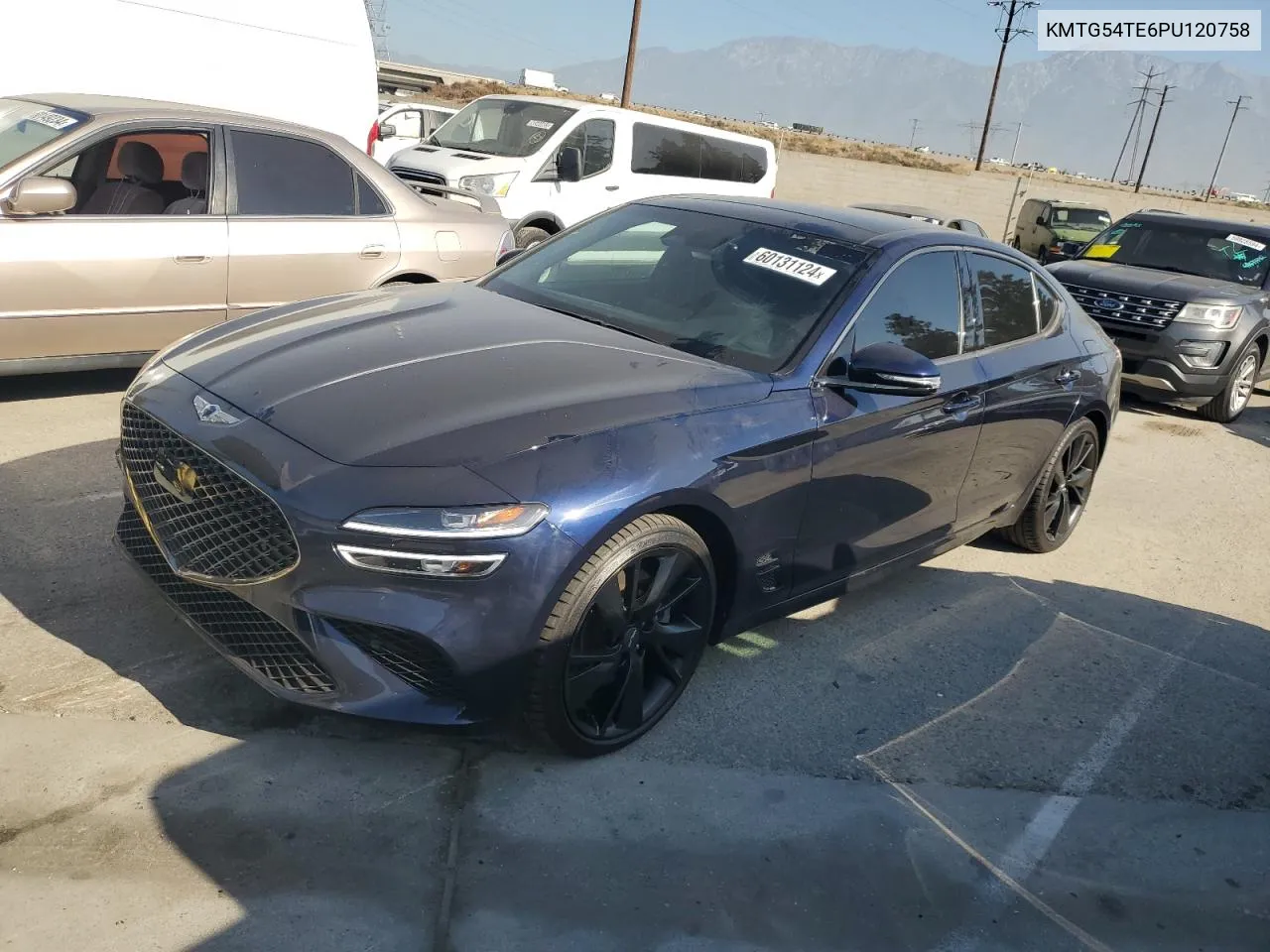 2023 Genesis G70 Base VIN: KMTG54TE6PU120758 Lot: 60131124