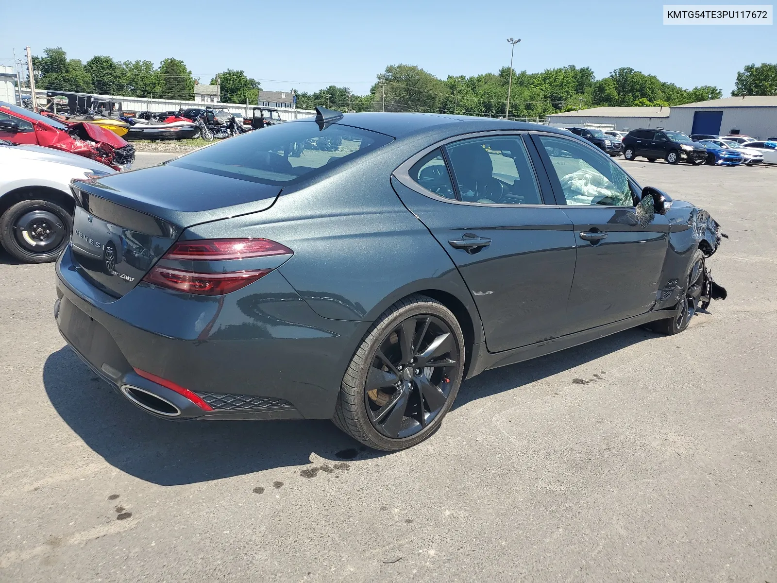 2023 Genesis G70 Base VIN: KMTG54TE3PU117672 Lot: 63418684