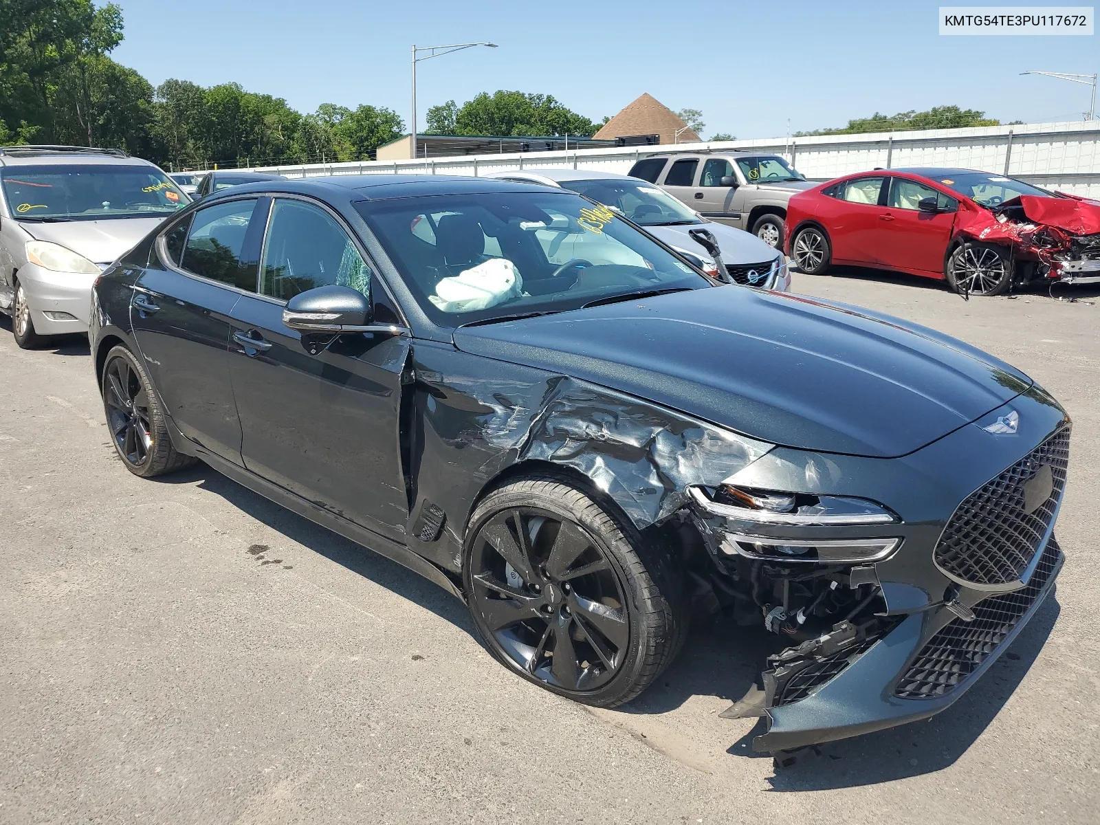 2023 Genesis G70 Base VIN: KMTG54TE3PU117672 Lot: 63418684