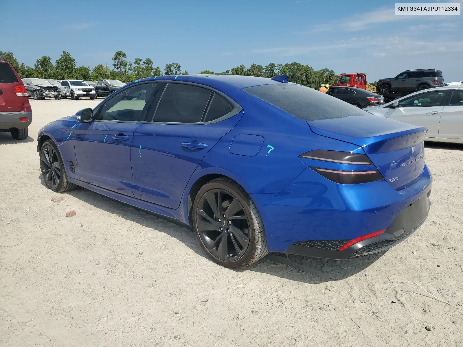 KMTG34TA9PU112334 2023 Genesis G70 Base