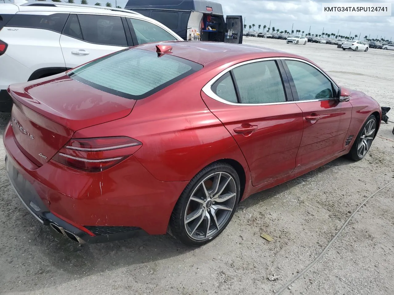 2023 Genesis G70 Base VIN: KMTG34TA5PU124741 Lot: 75401224