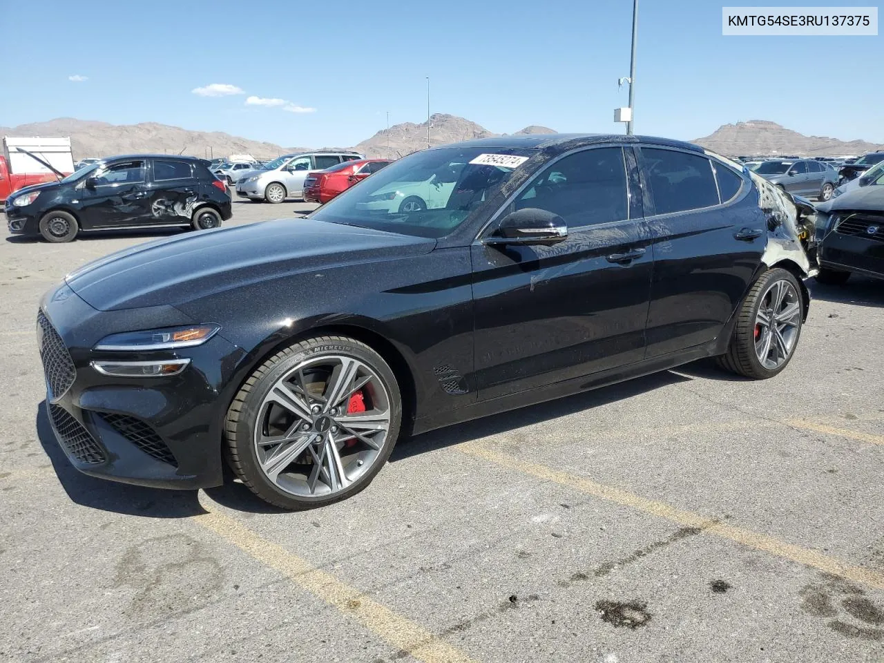 2024 Genesis G70 Sport Advanced VIN: KMTG54SE3RU137375 Lot: 73545274