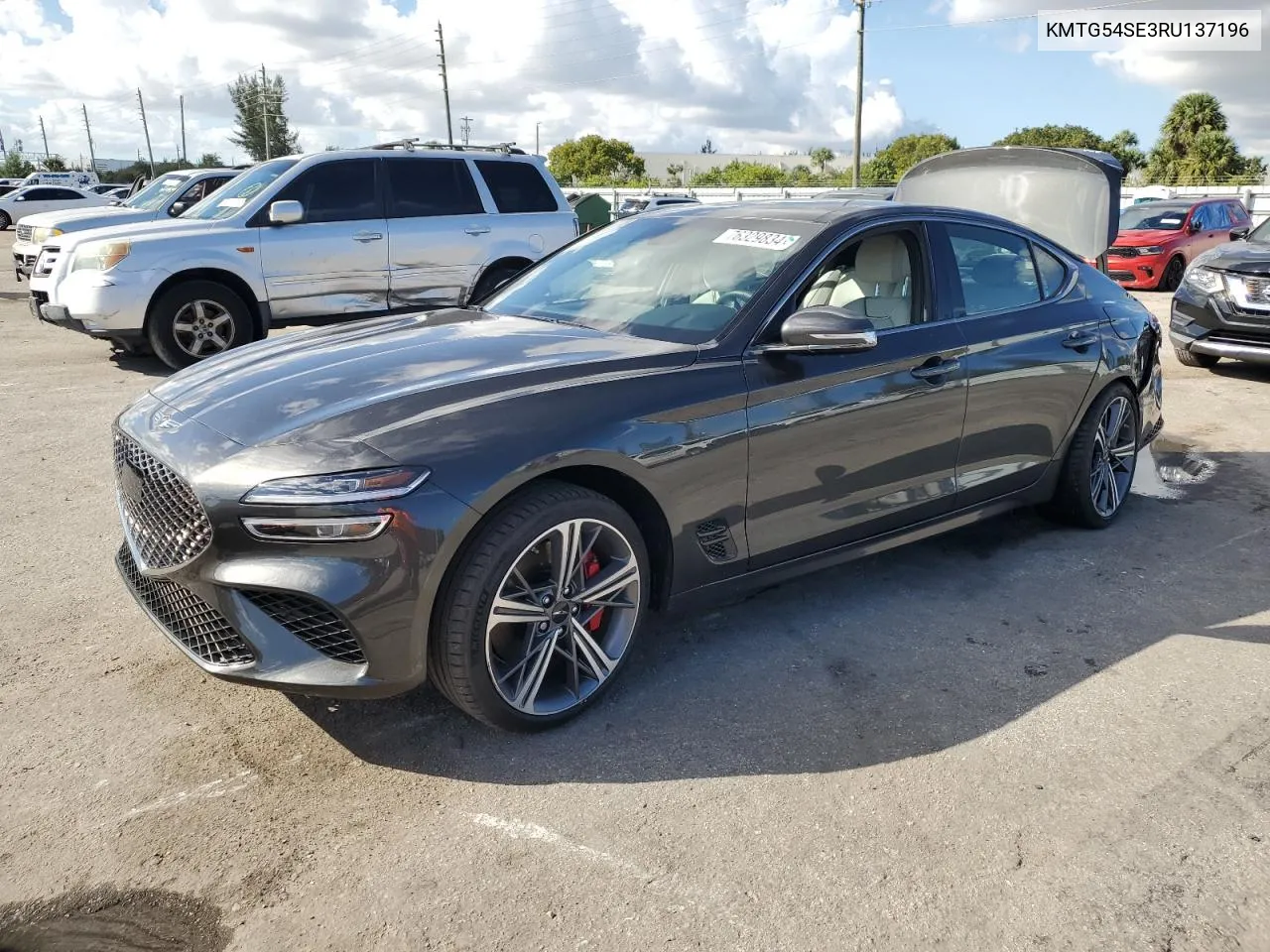 2024 Genesis G70 Sport Advanced VIN: KMTG54SE3RU137196 Lot: 76329834